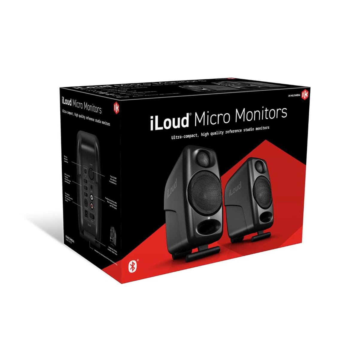 IK Multimedia iLoud Micro Monitors – Pair(Black) - Image 2