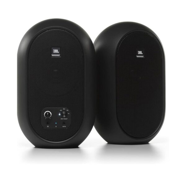JBL 1 Series 104-BT Compact Powered Desktop Reference Monitors with Bluetooth (Black) – Pair