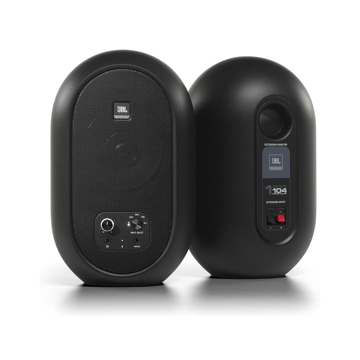 JBL 1 Series 104-BT Compact Powered Desktop Reference Monitors with Bluetooth (Black) – Pair - Image 2