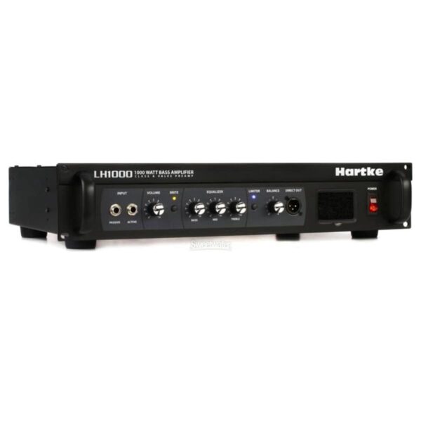 Hartke LH1000 1000-watt Bass Amplifier Head with Tube Preamp and Dual Parallel Power Amps - Image 3