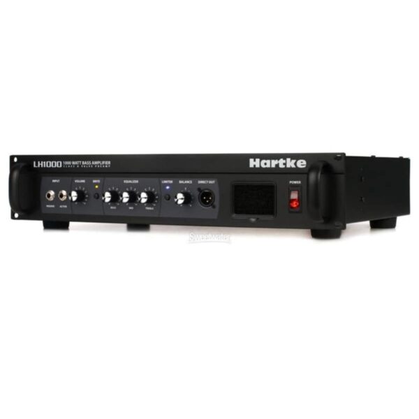 Hartke LH1000 1000-watt Bass Amplifier Head with Tube Preamp and Dual Parallel Power Amps - Image 4