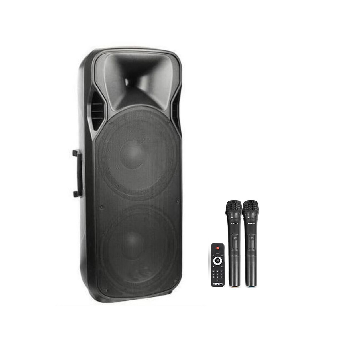 Modern Day Sound Dual 15" Speaker System - PA System For Outdoor Use