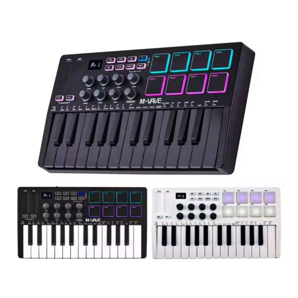 M-VAVE SMK-25-25 Key USB MIDI Keyboard Controller