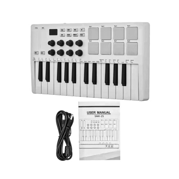 M-VAVE SMK-25-25 Key USB MIDI Keyboard Controller - Image 4