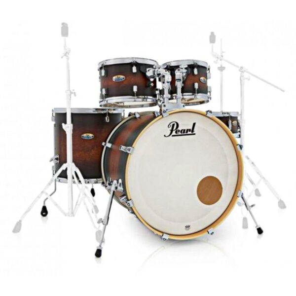 Pearl Decade Maple 22'' Am Fusion Shell Pack, Satin Brown Burst
