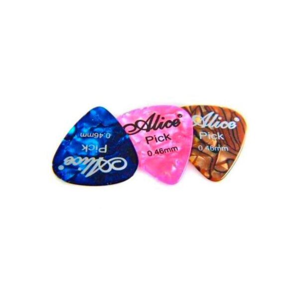 Alice Drop-Shaped Guitar Picks Plectrum - 3 Pieces