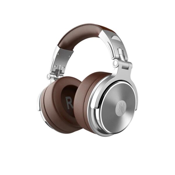 OneOdio® Pro-30 Studio Wired Headphones (Silver) - Image 4