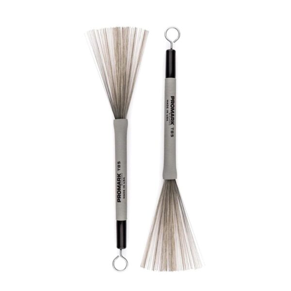 PRO Mark TB5 Retractable Drum Brush with Rubber Handle for Jazz and Acoustic Drumming