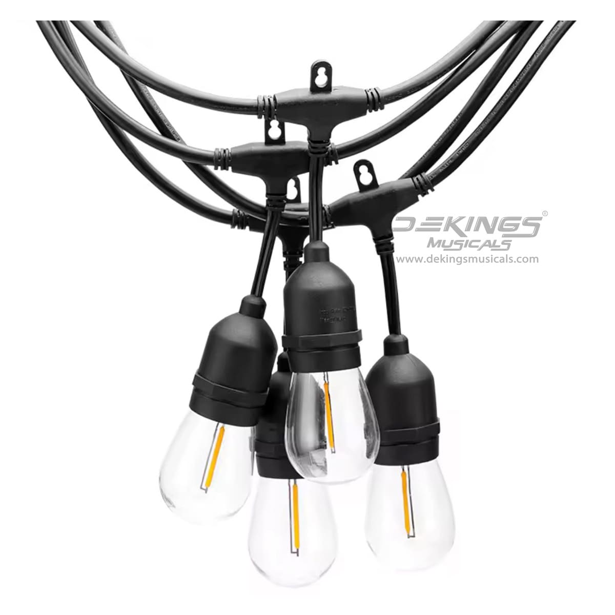 20-Meter Outdoor String Rope Light with 20 LED Bulbs