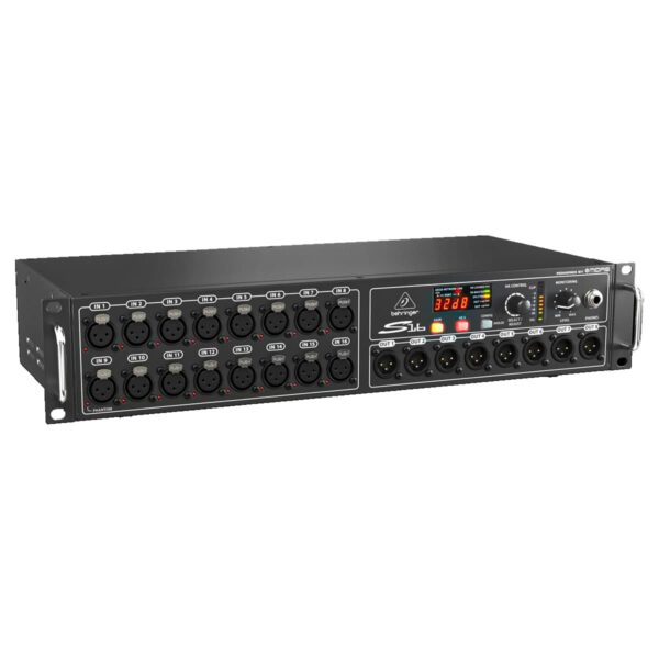 Behringer S16 16-Input 8-Output Digital Stage Box with Midas Preamps and AES50 Networking - Image 2