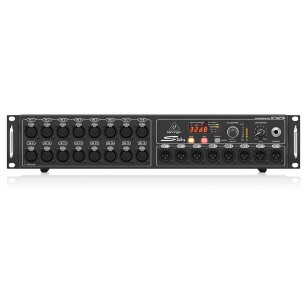 Behringer S16 16-Input 8-Output Digital Stage Box with Midas Preamps and AES50 Networking - Image 4