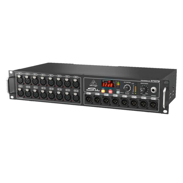 Behringer S16 16-Input 8-Output Digital Stage Box with Midas Preamps and AES50 Networking - Image 3