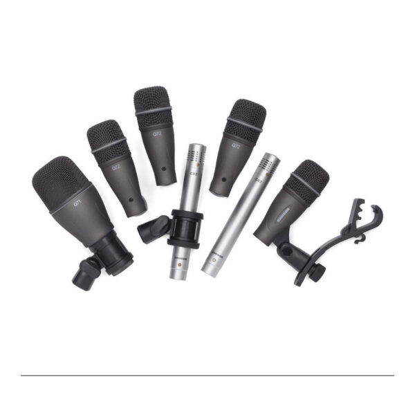Samson DK707 Drum Microphone Kit) - Q71 Kick+4) - Q72 Snare/Tom+2) - C02 Pencil Mics - Image 3
