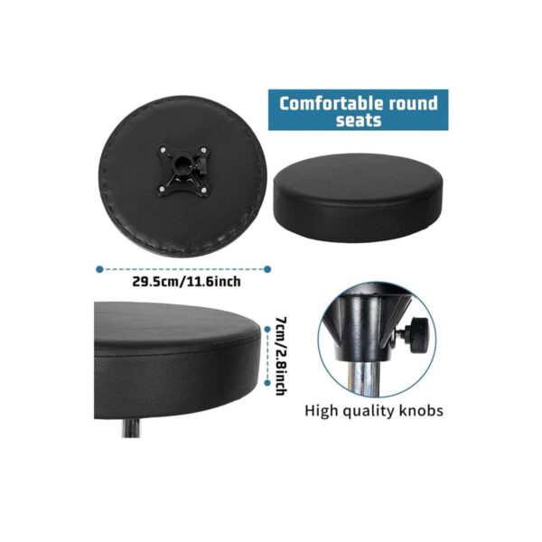 Adjustable Drum Throne – Padded Seat, Double-Braced Legs - Image 4