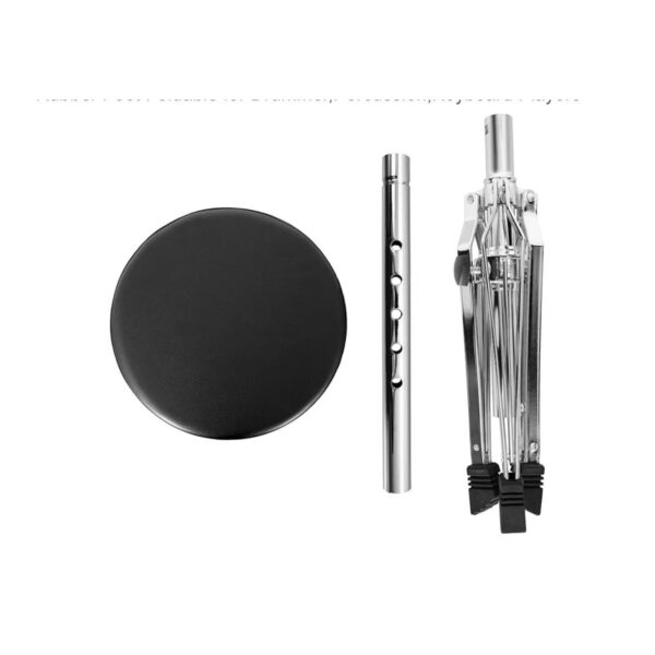 Adjustable Drum Throne – Padded Seat, Double-Braced Legs - Image 2