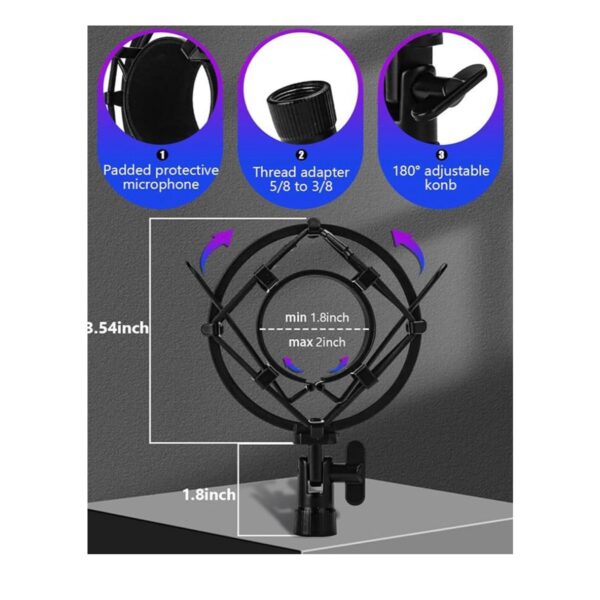 Studio Recording Shock Mount Stand - Image 2