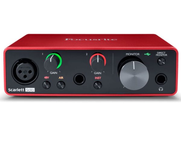 Focusrite Scarlett Solo 3rd Gen USB Audio Interface - Image 2