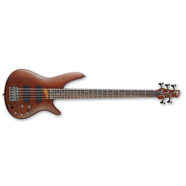 Ibanez SR505F 5 String Fretless Bass Guitar, Brown Mahogany - Image 4