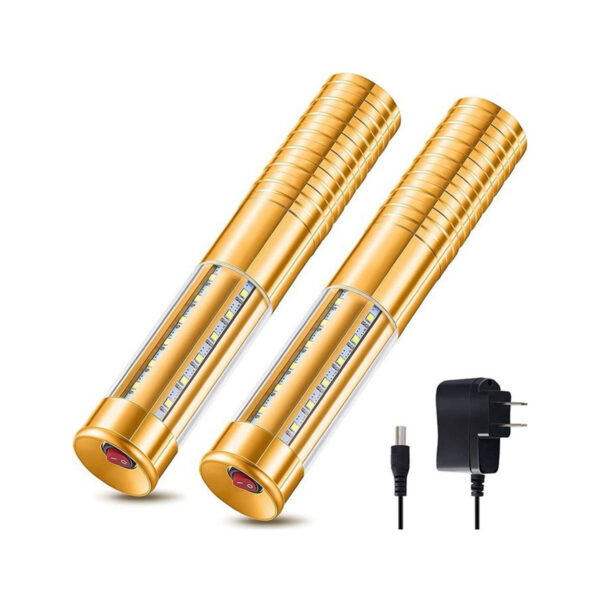 Rechargeable White Led Light Champagne Strobe Baton(Short)