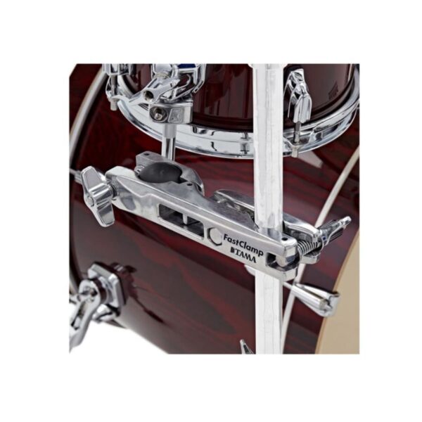 Tama Superstar Classic Exotic 22" 7pc, Gloss Garnet Lacebark Pine Details - Image 4