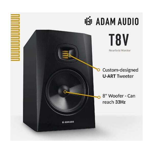 ADAM Audio T8V Studio Monitor Speaker Pair - Image 3