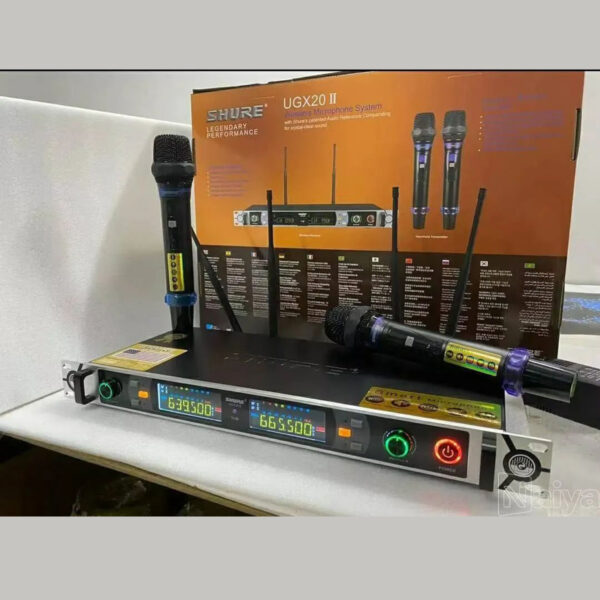Shure UGX20II Dual Handheld UHF Wireless Microphone System - Image 3