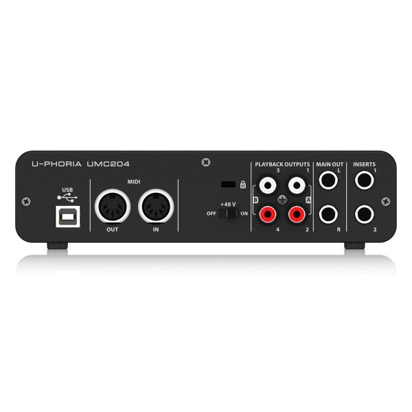 Behringer U-PHORIA UMC204HD USB Audio Interface - Image 3