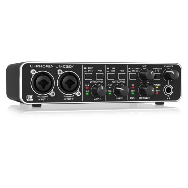 Behringer U-PHORIA UMC204HD USB Audio Interface