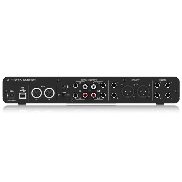 Behringer U-PHORIA UMC404HD Audio Interface - Image 3